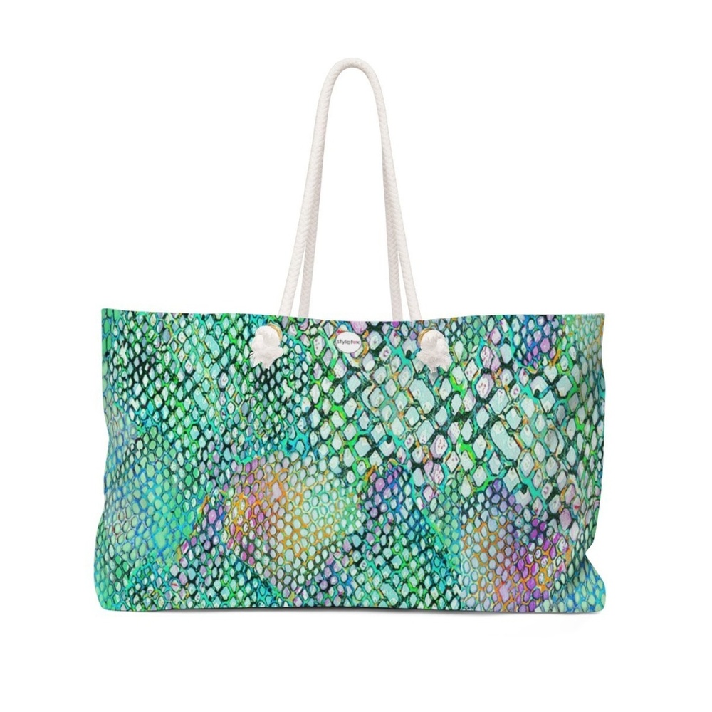 Blue Casual  Tote Bag